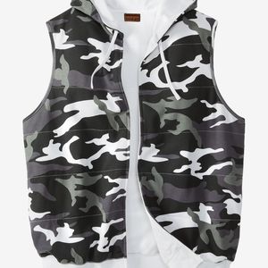 Hooded Camo Vest 8xl
